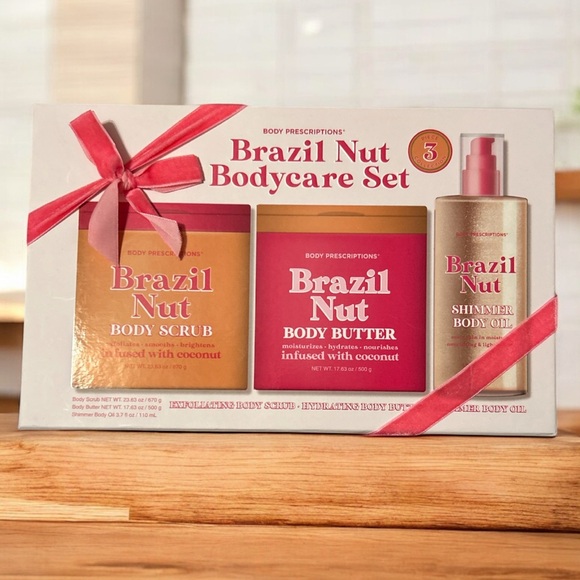Body Prescriptions Other - Body Prescriptions Brazil Nut Bodycare Set | 3-Piece Full Size | $118 Retail New